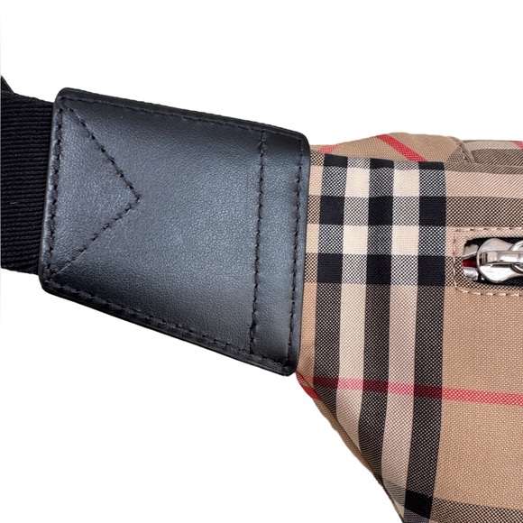Burberry Sonny Check Canvas Belt Bum Bag - Picture 8 of 16